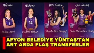 Afyon Belediye Yüntaş Kadın Voleybol Takımı, Vodafone Sultanlar Ligi’ne yükselmenin