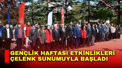 Afyonkarahisar’da 15-21 Mayıs Gençlik Haftası kapsamında düzenlenen programlar, Kocatepe Anıtı’nda