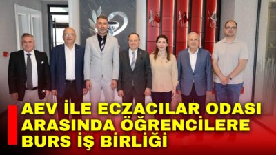 Afyon Eğitim Vakfı (AEV) Yönetim Kurulu Başkanı Hüsnü Serteser ve