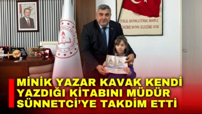 İstek Afyon Okulları 2. sınıf öğrencisi Arven Nil Kavak, küçük