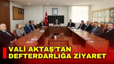 Afyonkarahisar Valisi Dr. Naci Aktaş, kamu kurumlarına yönelik ziyaretleri kapsamında