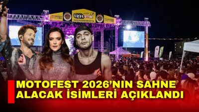 NG Afyon Motofest 2026 kapsamında sahne alacak sanatçılar belli oldu.
