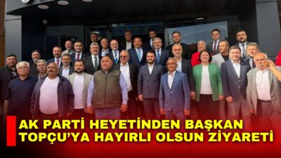 AK Parti Afyonkarahisar İl Başkanlığı heyeti, AK Parti’ye katılan Dinar