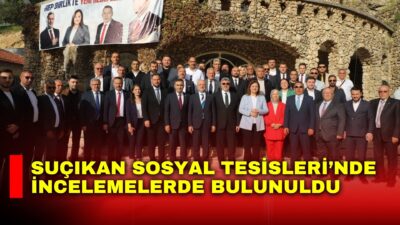 AK Parti Afyonkarahisar heyeti, Dinar Belediyesi tarafından yapımı devam eden