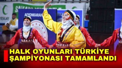Afyonkarahisar’da Okul Sporları Halk Oyunları Gençler Düzenlemeli ve Düzenlemesiz Türkiye