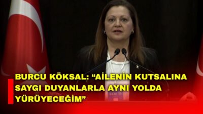 AK Parti'ye katılımının ardından açıklama yapan Burcu Köksal, Cumhurbaşkanı Erdoğan’ın