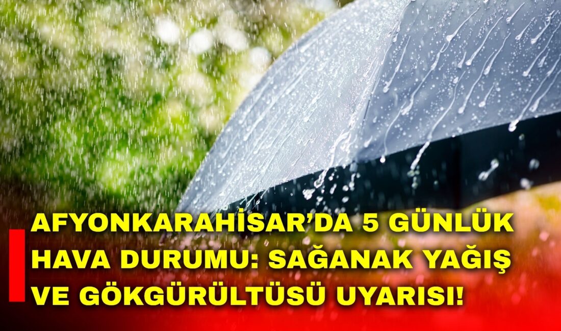 Afyonkarahisar hava durumu nasıl olacak? Meteoroloji Genel Müdürlüğü, Afyonkarahisar için