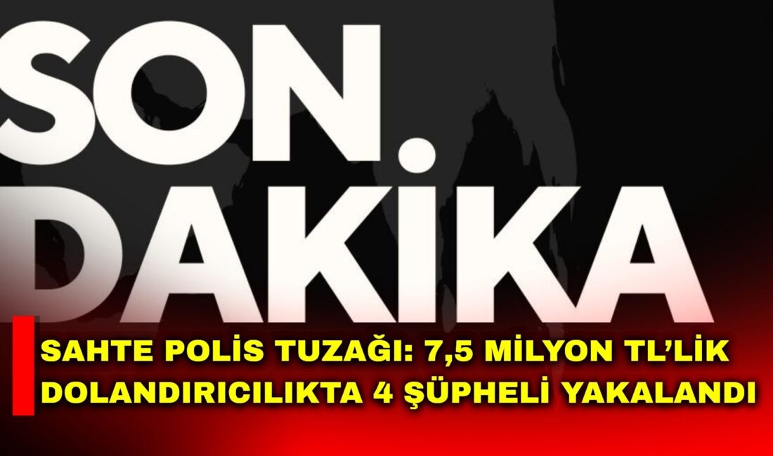 Afyonkarahisar’da kendilerini polis olarak tanıtan dolandırıcıların ağına düşen bir vatandaş,