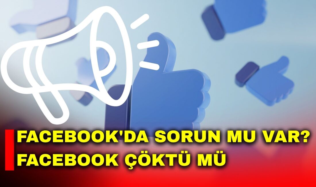 Dünyanın en çok kullanılan sosyal medya platformlarından Facebook'ta erişim sorunları
