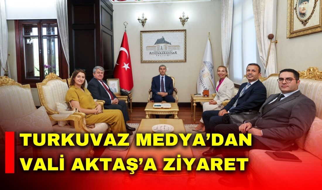 Afyonkarahisar Valisi Dr. Naci Aktaş, Turkuvaz Medya yöneticilerini kabul etti