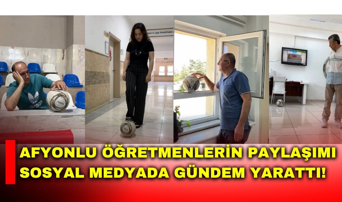 Afyonkarahisar’da görev yapan öğretmenler, 2026 FIFA Dünya Kupası’na veda eden
