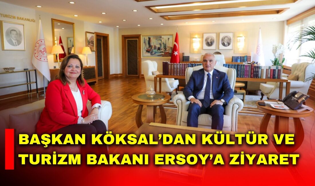 Başkan Köksal’dan Kültür ve Turizm Bakanı Ersoy’a Ziyaret Afyonkarahisar Belediye Başkanı Burcu Köksal, Kültür ve Turizm Bakanı Mehmet