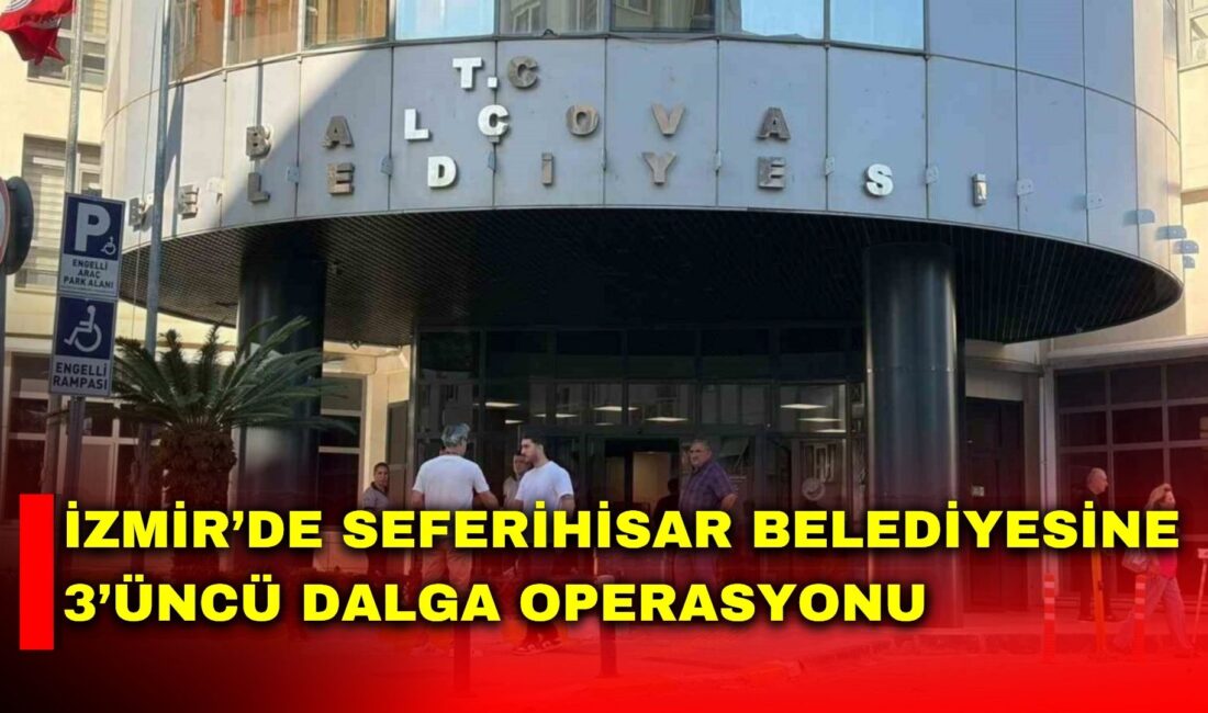 İzmir’de inşaat ve imar usulsüzlükleri iddialarına yönelik düzenlenen rüşvet operasyonunda,