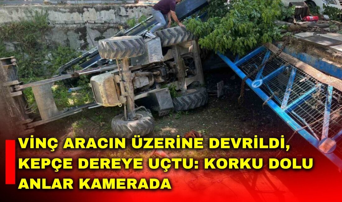 Bursa’nın Mudanya ilçesinde dere yatağı temizliği sırasında yaşanan iş kazasında,