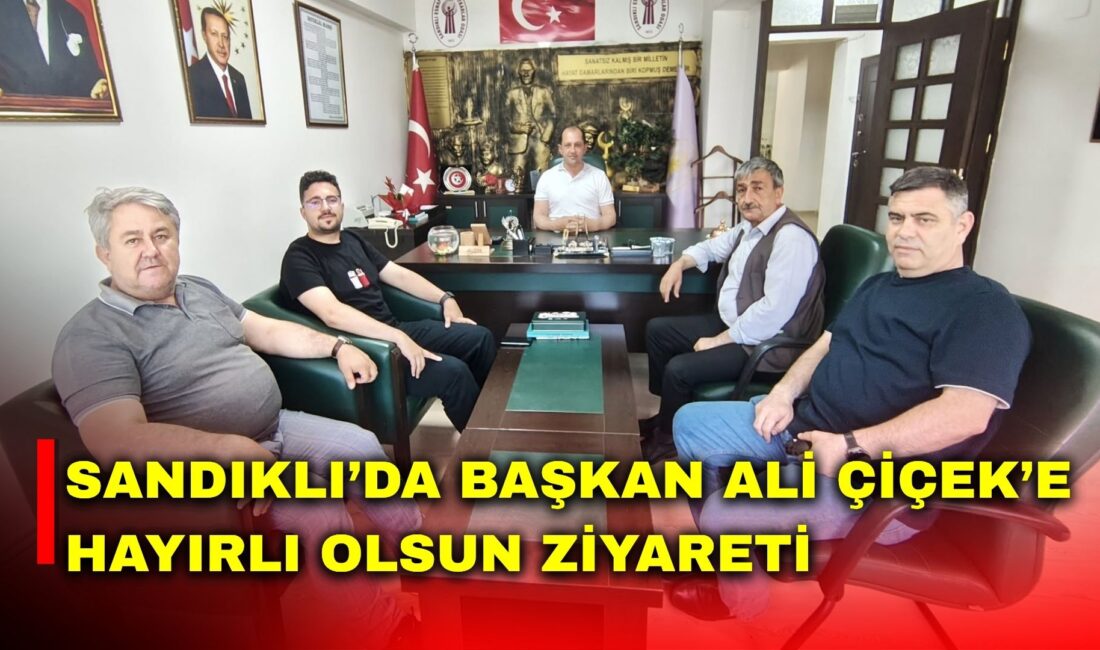 Ayonkarahisar Giyimciler Odası Başkanı Hüseyin Karnibüyük, Sandıklı Postası Gazetesi Temsilcisi