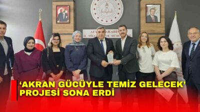 Afyonkarahisar’da uyuşturucu ile mücadele çerçevesinde yürütülen ‘Akran Gücüyle Temiz Gelecek’