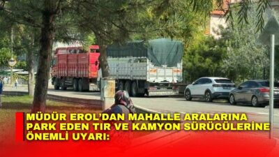 Afyonkarahisar İl Emniyet Müdürü Ahmet Birtan Erol, mahalle araları, yol