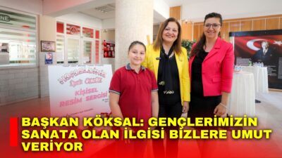Afyonkarahisar Belediye Başkanı Burcu Köksal, Yusuf Özer Mesleki Ortaokulu bünyesinde