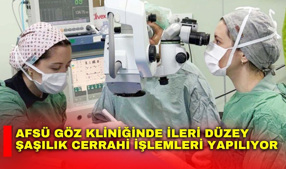 Şaşılık cerrahisinin önde gelen isimlerinden Prof. Dr. Yaşar Duranoğlu, Afyonkarahisar