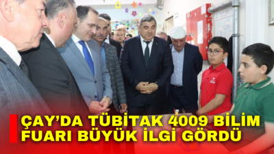Çay ilçesinde bulunan Pazarağaç Ali Necip Altan Ortaokulu tarafından, TÜBİTAK