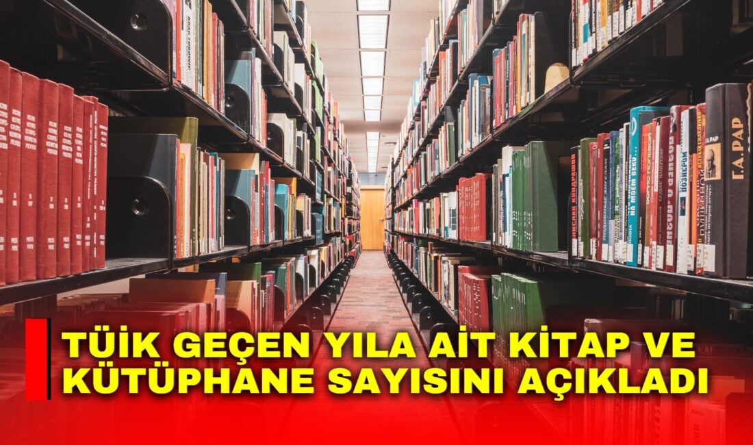 TÜİK, geçen yıla ait ülke genelindeki kitap ve kütüphane sayısını