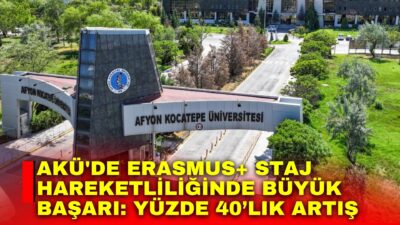 Afyon Kocatepe Üniversitesi (AKÜ) Uluslararası İlişkiler Uygulama ve Araştırma Merkezince