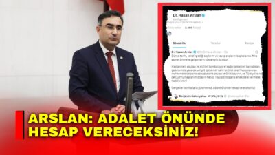 AK Parti Milletvekili Arslan, İsrail Başbakanı Netanyahu'nun Cumhurbaşkanı Erdoğan'a yönelik