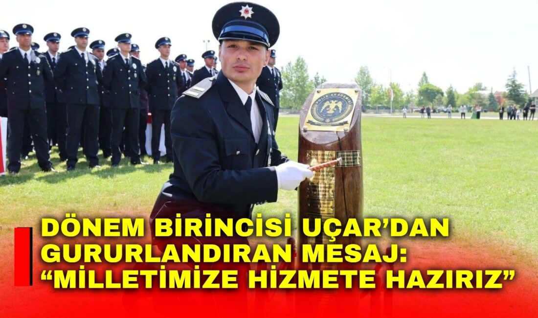 Afyonkarahisar POMEM 32. Dönem Mezuniyet Töreni’nde dönem birincisi olarak kürsüye
