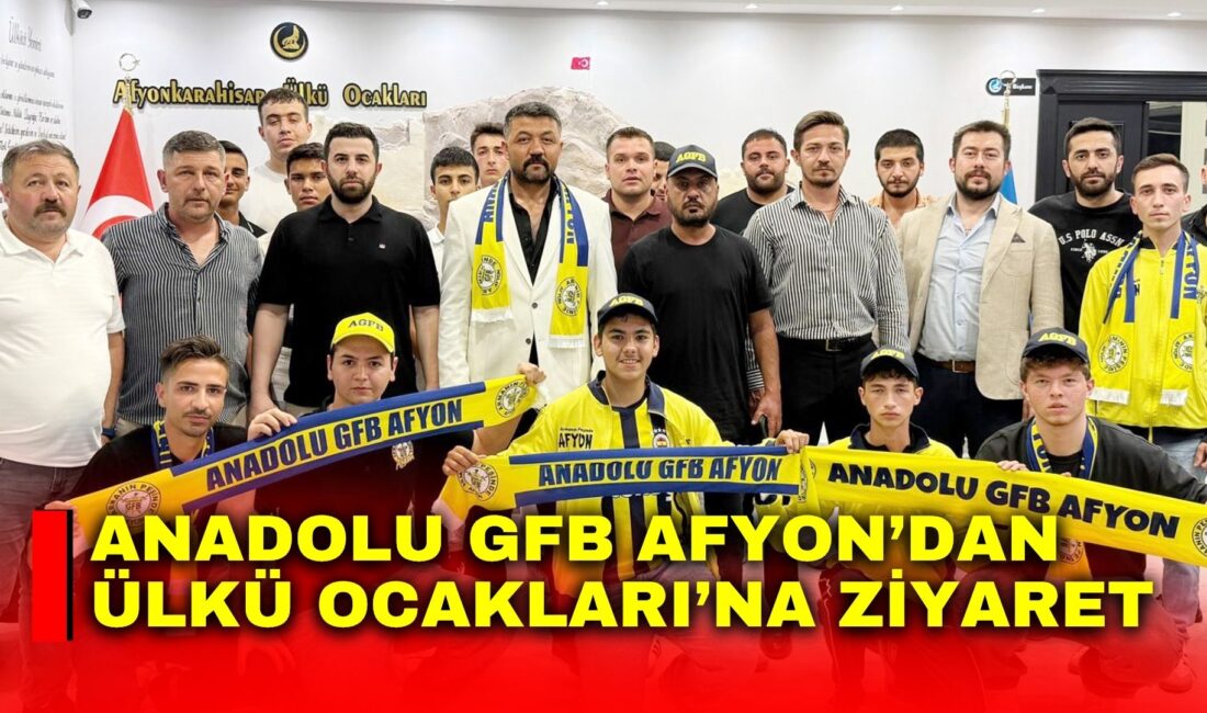 Anadolu Genç Fenerbahçeliler (GFB) Afyon Grubu lideri Kerim Şener ve