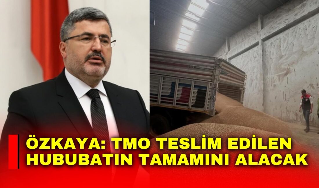 AK Parti Afyon Milletvekili Ali Özkaya, Toprak Mahsulleri Ofisinin teslim