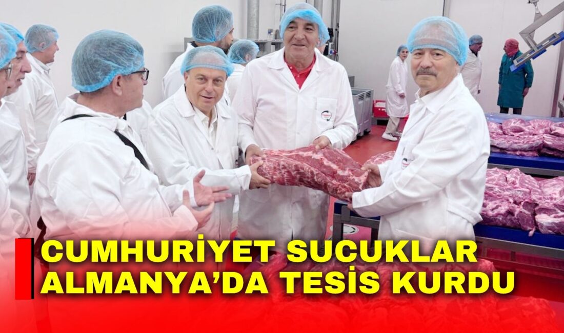 Cumhuriyet Sucuklar Almanya’da tesis kurdu Cumhuriyet Sucukları Afyon Et tarafından Almanya'nın Eggenstein-Leopoldshafen kentinde CS Meat