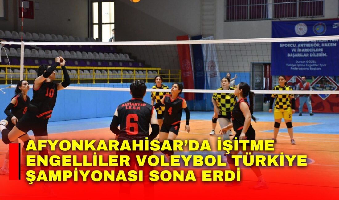 İşitme Engelliler Voleybol Türkiye Şampiyonası, Kocatepe Spor Kompleksi’nde oynanan final