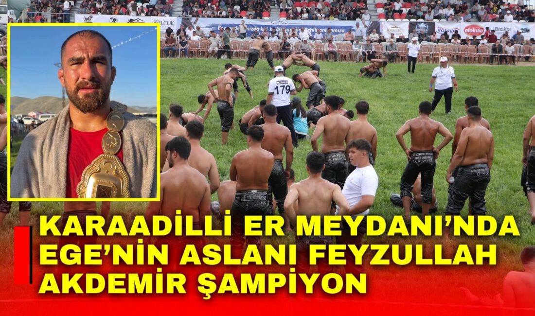 Bu yıl 43’ncü kez düzenlenen Geleneksel Karaadilli Yağlı Pehlivan Güreşleri’nde