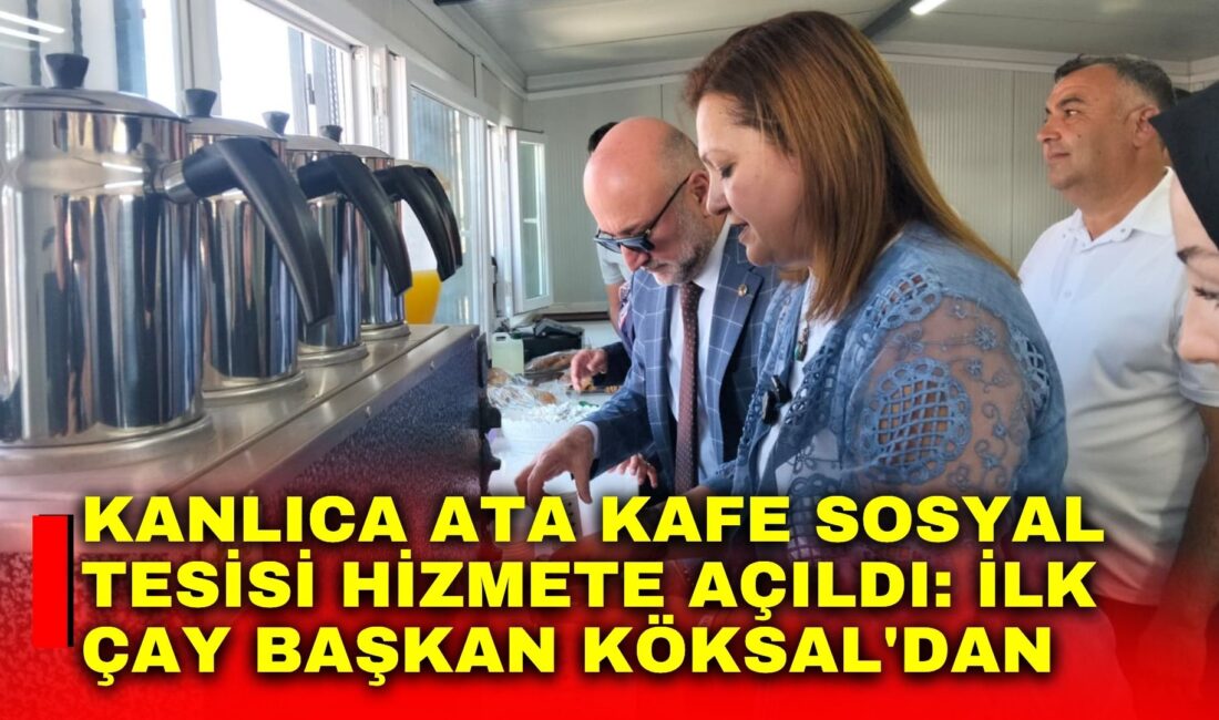 Afyonkarahisar Belediyesi tarafından Kanlıca Mahallesi'ne kazandırılan Kanlıca ATA Kafe Sosyal