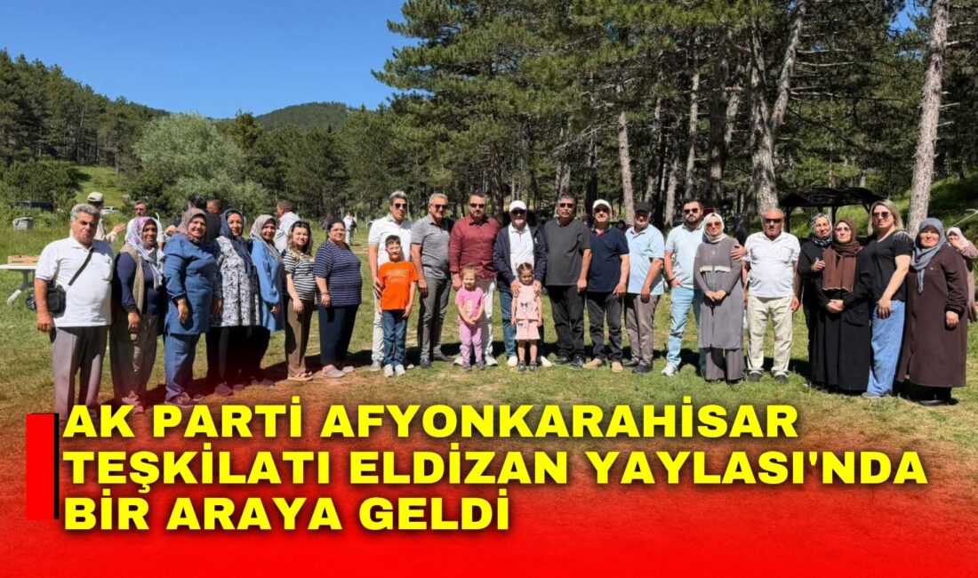 AK Parti Afyonkarahisar teşkilatı Eldizan Yaylası’nda bir araya geldi AK Parti Afyonkarahisar İl Başkanlığı tarafından Hocalar ilçesinde bulunan Eldizan
