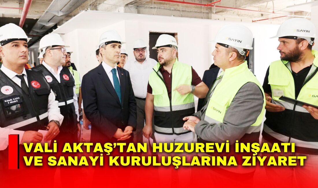 Afyonkarahisar Valisi Dr. Naci Aktaş, yapımı devam eden 164 yatak