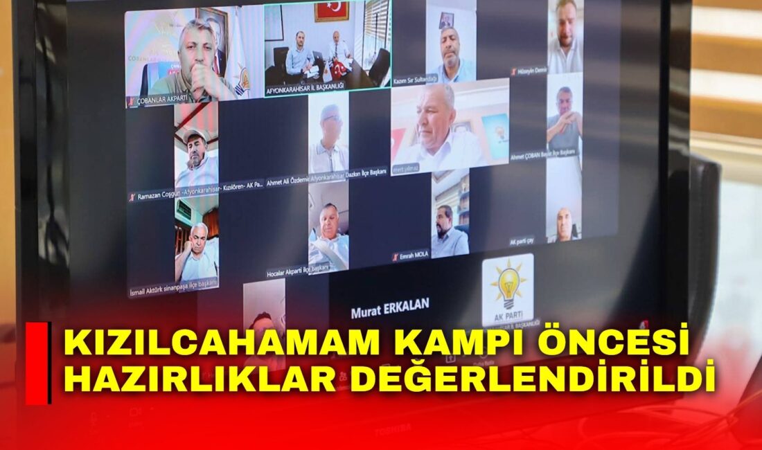 AK Parti Afyonkarahisar İl Başkanı Turgay Şahin’in başkanlığında, hafta sonu