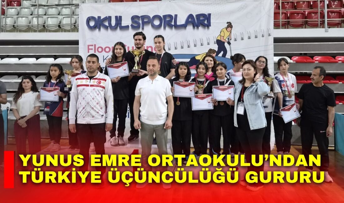 Afyonkarahisar’ı Okul Sporları Küçük Kızlar Floor Curling Türkiye Şampiyonası’nda temsil