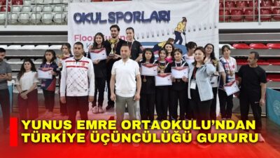 Afyonkarahisar’ı Okul Sporları Küçük Kızlar Floor Curling Türkiye Şampiyonası’nda temsil