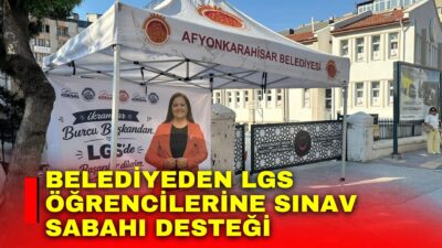 Liselere Geçiş Sistemi (LGS) kapsamında gerçekleştirilecek merkezi sınav öncesinde Afyonkarahisar