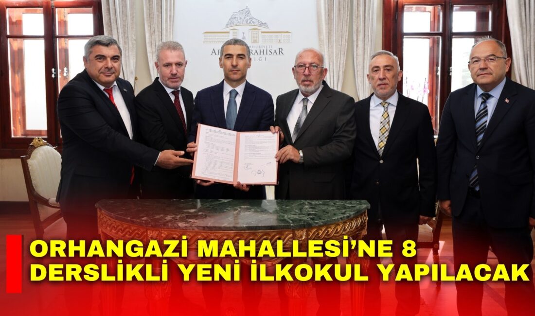 Afyonkarahisar’da eğitim yatırımlarına bir yenisi daha ekleniyor. Hayırsever Albay Ailesi’nin