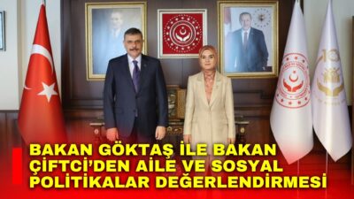 Aile ve Sosyal Hizmetler Bakanı Mahinur Özdemir Göktaş, İçişleri Bakanı