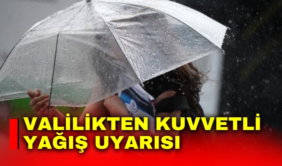 Afyonkarahisar Valiliği, kent genelinde etkili olması beklenen sağanak ve gök