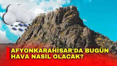Meteoroloji verilerine göre Afyonkarahisar'da 14 Haziran Pazar günü günün ilk