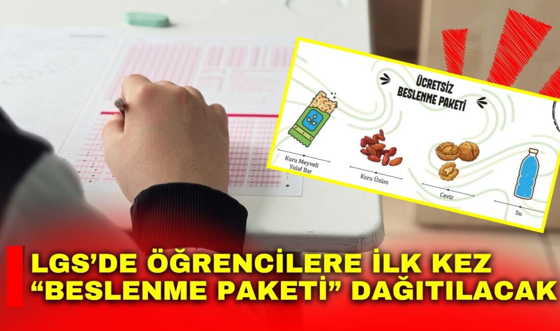 Milli Eğitim Bakanlığı, Liselere Geçiş Sistemi (LGS) kapsamındaki merkezi sınavda