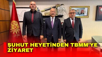 Şuhut Belediye Başkanı Muhittin Özaşkın ile Şuhut MHP İlçe Başkanı