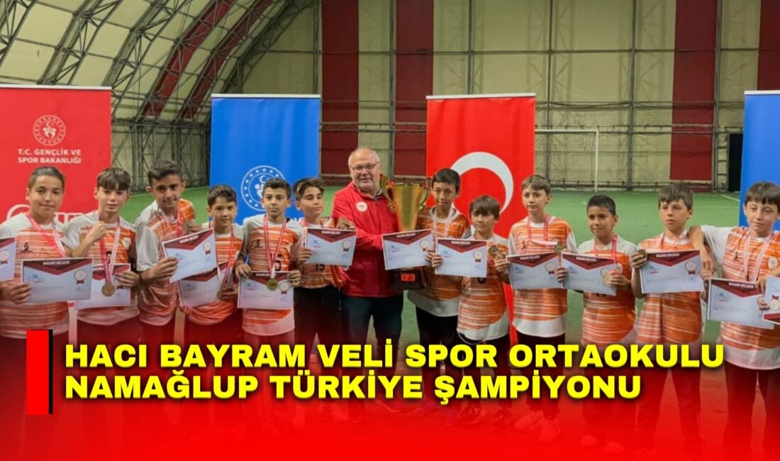 Ankara’nın Altındağ ilçesinde eğitim veren Hacı Bayram Veli Spor Ortaokulu,