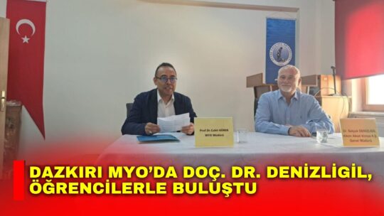 Afyon Kocatepe Üniversitesi (AKÜ) Dazkırı Meslek Yüksekokulu (MYO) tarafından düzenlenen
