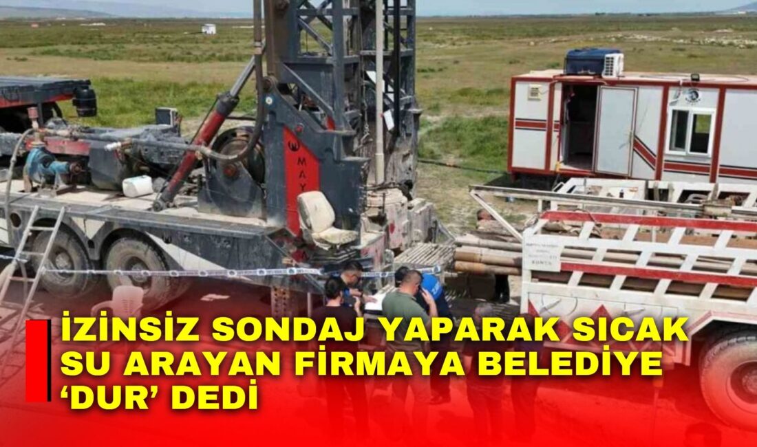 Afyonkarahisar’ın Bolvadin ilçesinde belediye tarafından Heybeli Termal Tesisleri mücavir alanında
