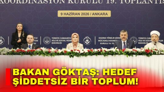 Aile ve Sosyal Hizmetler Bakanı Göktaş, Kadına Yönelik Şiddetle Mücadele
